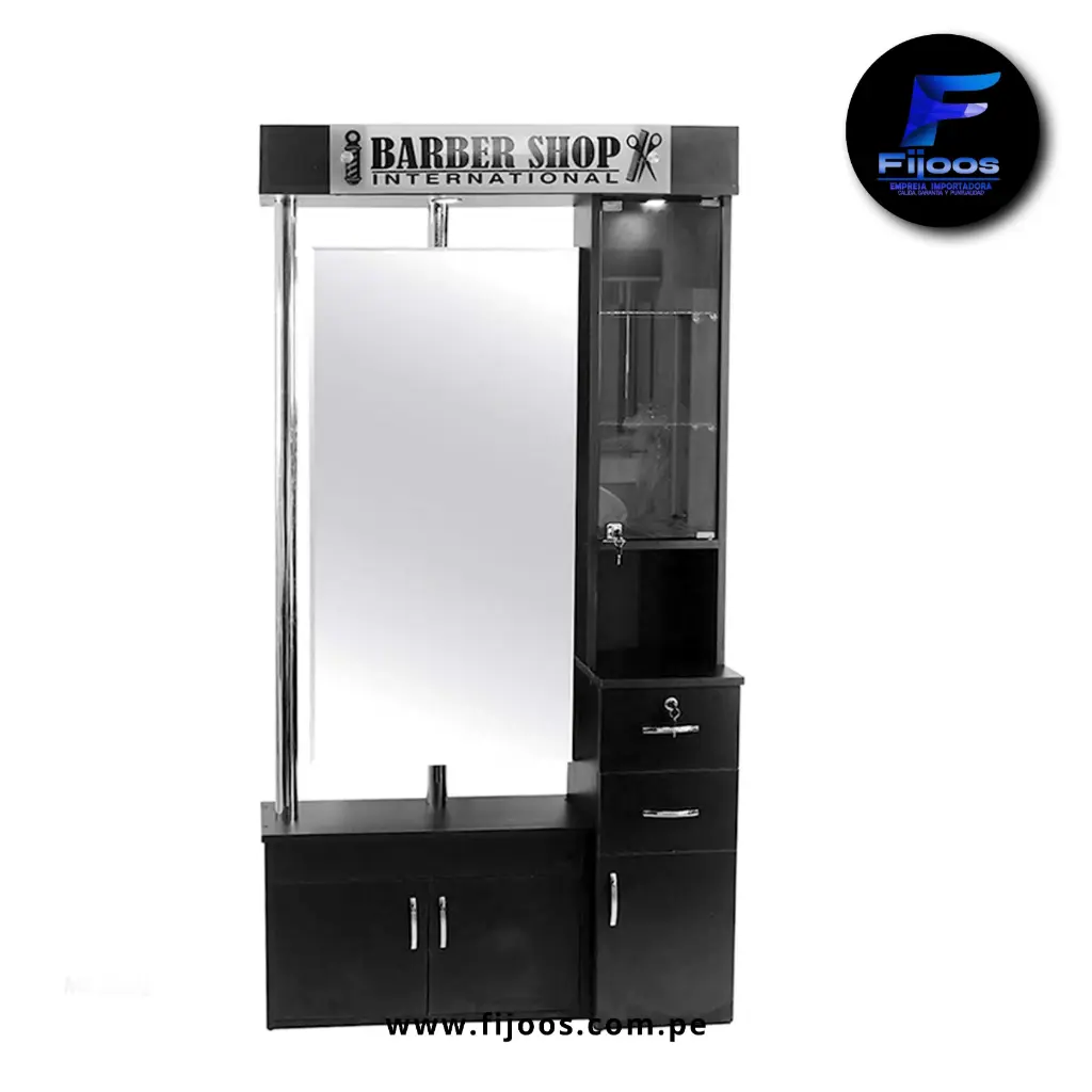 Estación con Espejo Roselio Negro