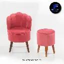 Puff Abanico Lili Rosa