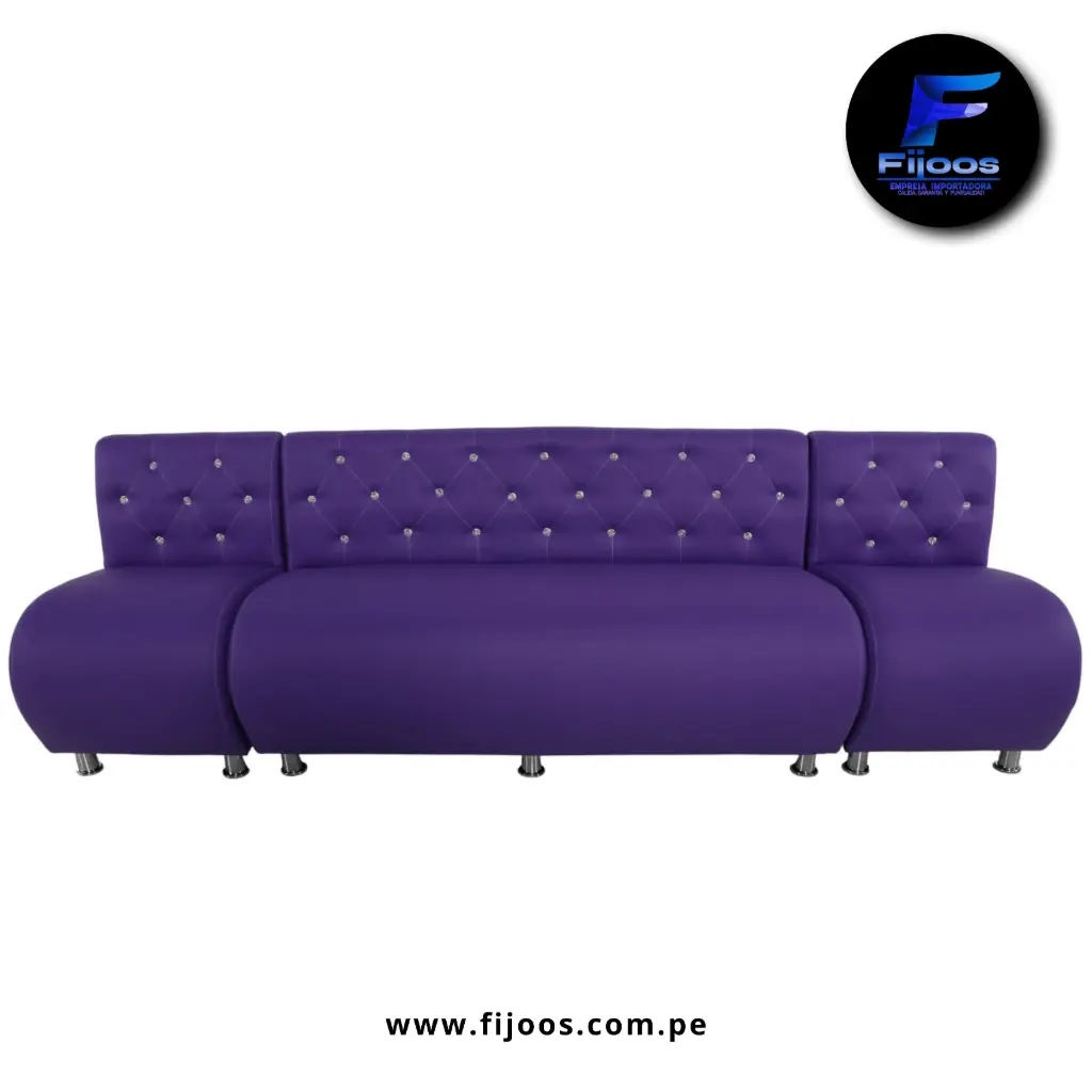 Sillón de Espera Curviso Lila
