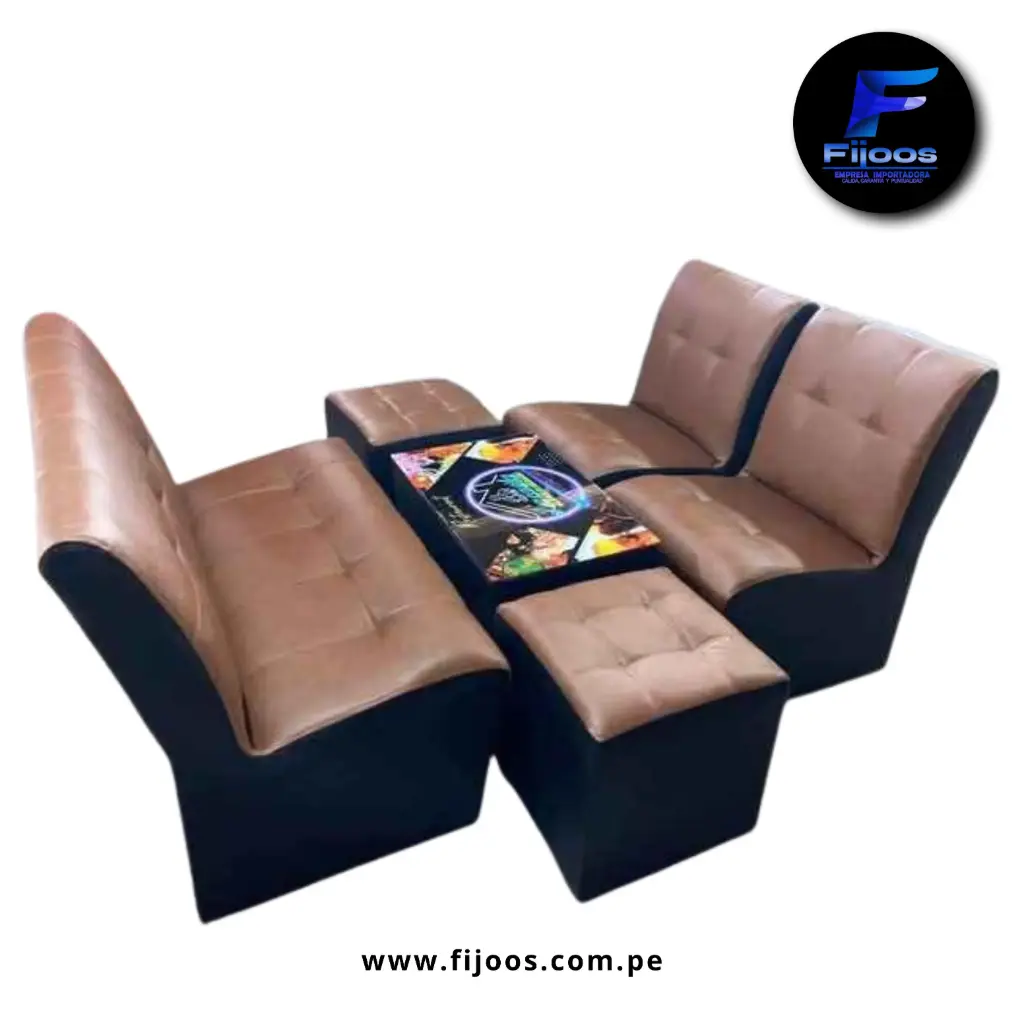 Juego de Sillón Dylan Marrón