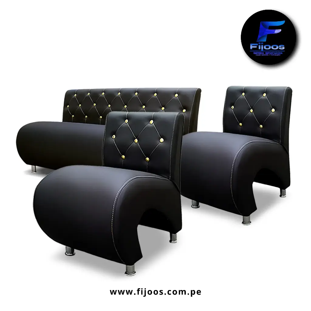 Sillón de Espera Dorado