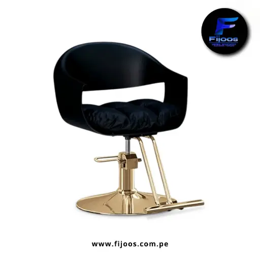 Silla De Corte Margot Negro Dorado