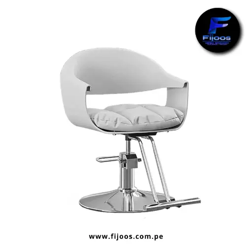 Silla De Corte Margot Blanco Plateado