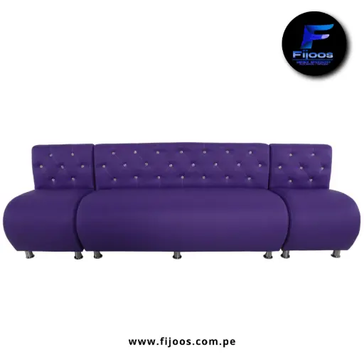 Sillón de Espera Curviso Lila